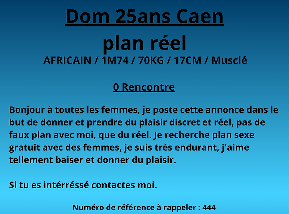 rencontres plans cul Caen