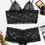 Thumbnail: Scalloped Trim Longline Lingerie Set
