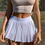Thumbnail: Girls Summer High Waist Pleated Mini Skirts
