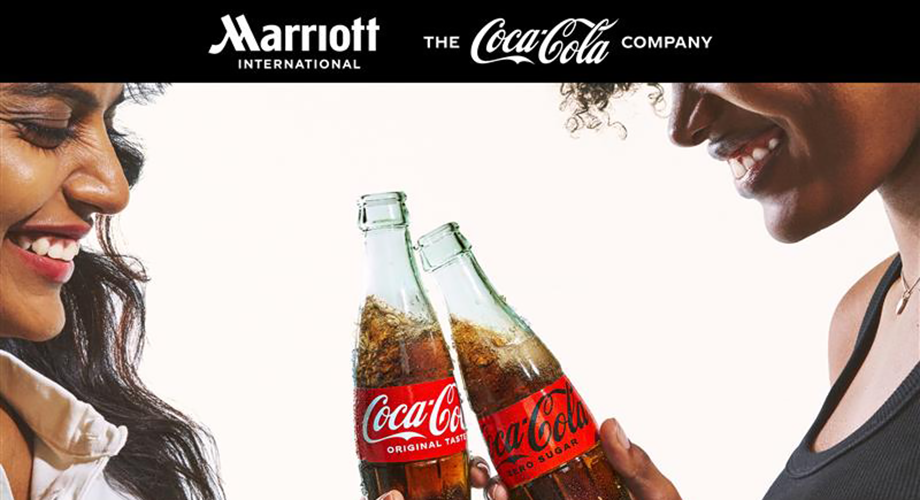Guests will begin seeing Coca-Cola brands across guestrooms, restaurants, lounges, and meetings and events, with a phased rollout beginning today and continuing worldwide over the coming months.