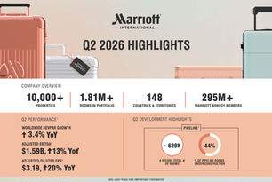 Marriott International Reports Second Quarter 2026 Results