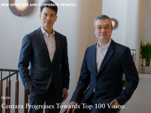 Centara Progresses Towards Top 100 Vision