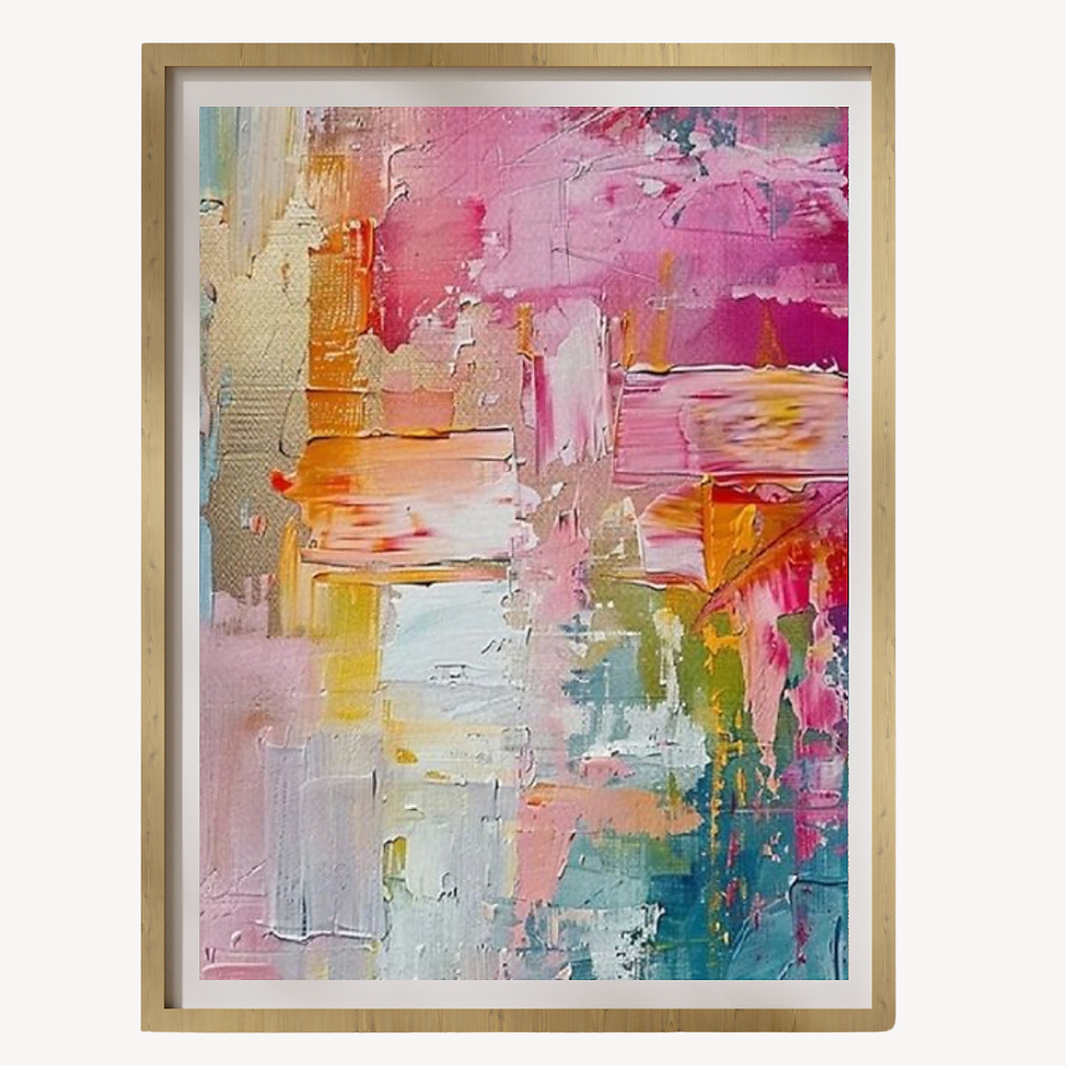 Abstrakt buntes Chaos