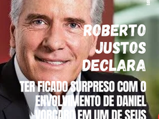 Roberto Justus, declara ter ficado surpreso com o envolvimento de Daniel Vorcaro em um dos seus empreendimentos.