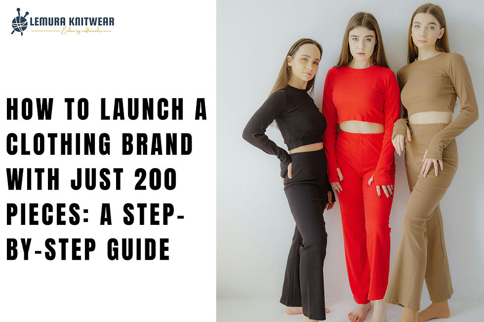 launch a clothing brand