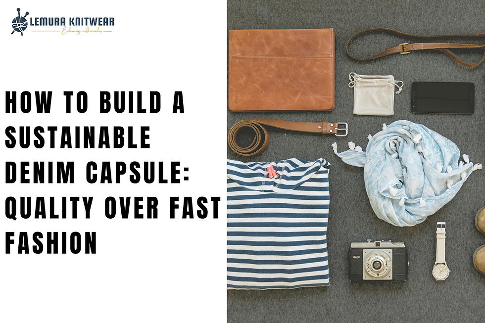 Sustainable Denim Capsule