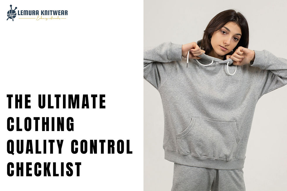clothing quality control checklist