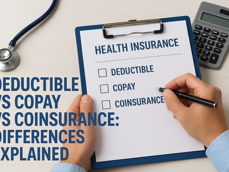 Deductible Vs Copay Vs Coinsurance: Differences Explained