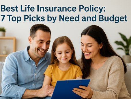 Best Life Insurance Policy: 7 Top Picks by Need and Budget