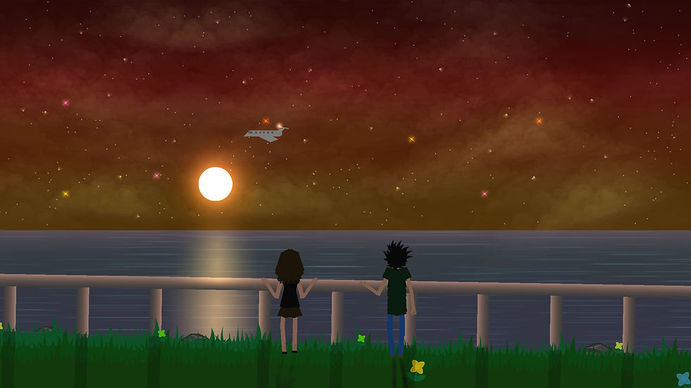 Date at Sunset (dark)