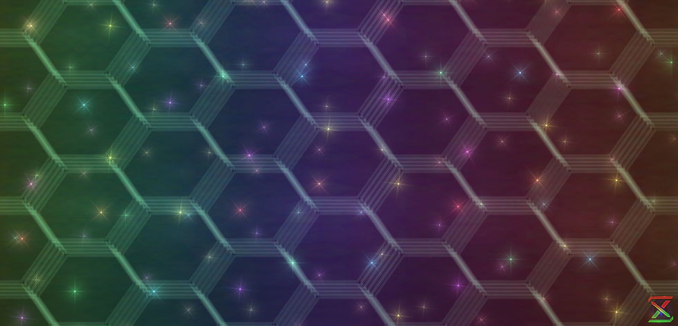 Rainbow Hexagons