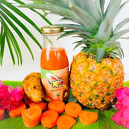 Jus détox vitality pops avec ananas et carrotte