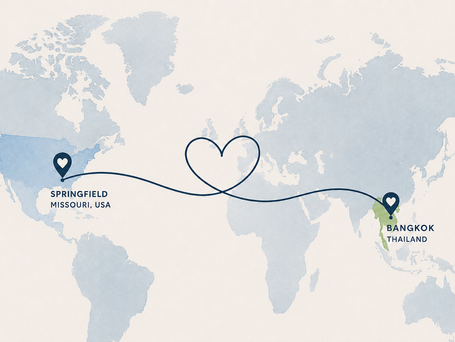TWO LOCATIONS, ONE HEART