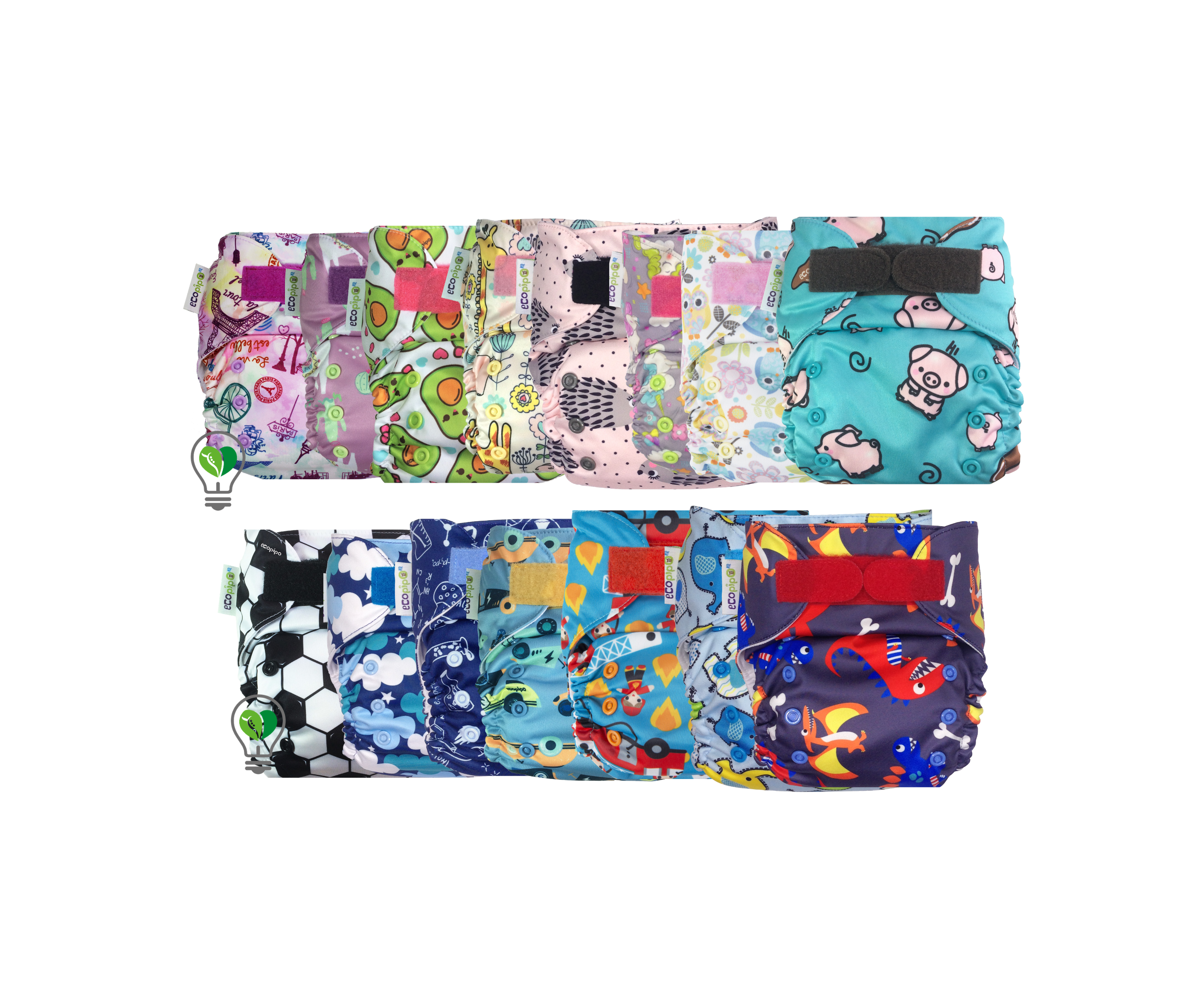 Pañales Estampados Ecopipo