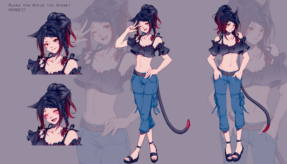 Ryuko character sheet