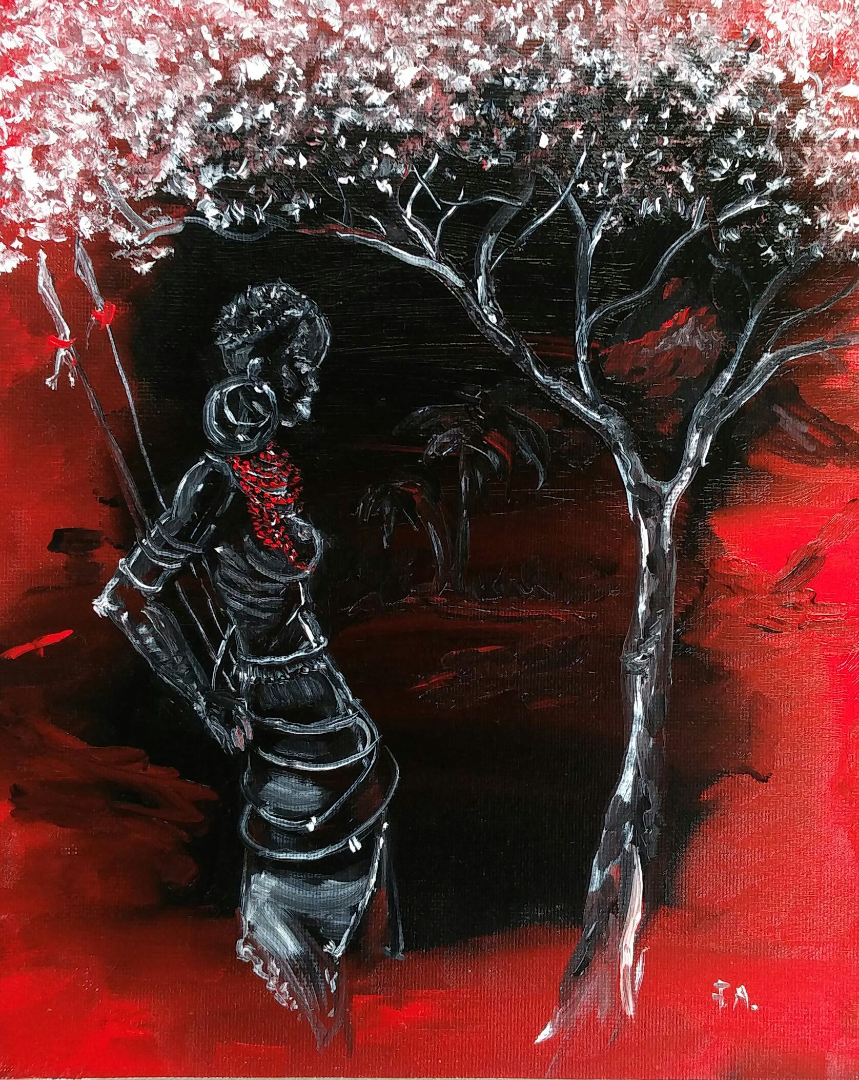 Africa 20.3x25.4 cm