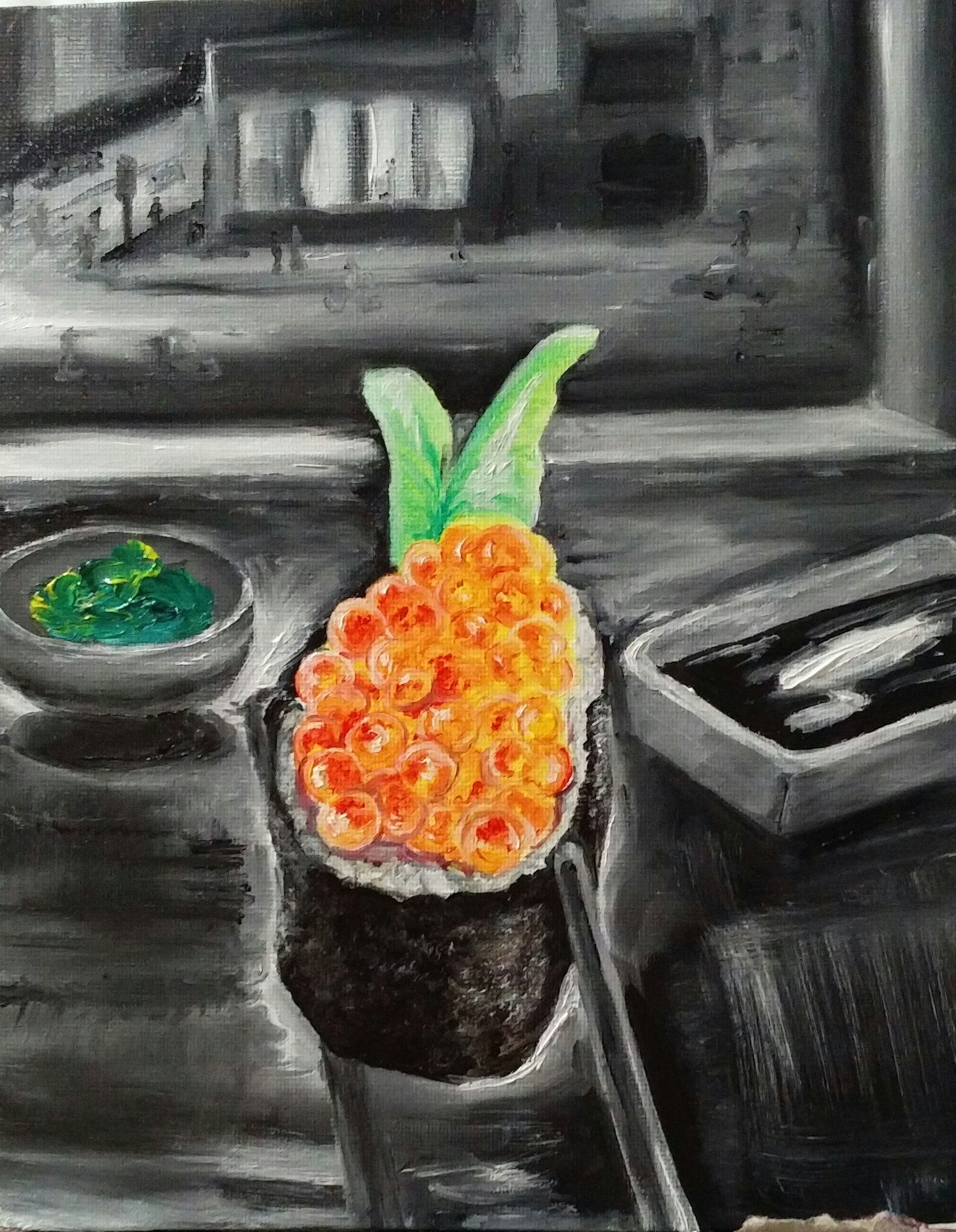 Sushi 20.3x25.4 cm