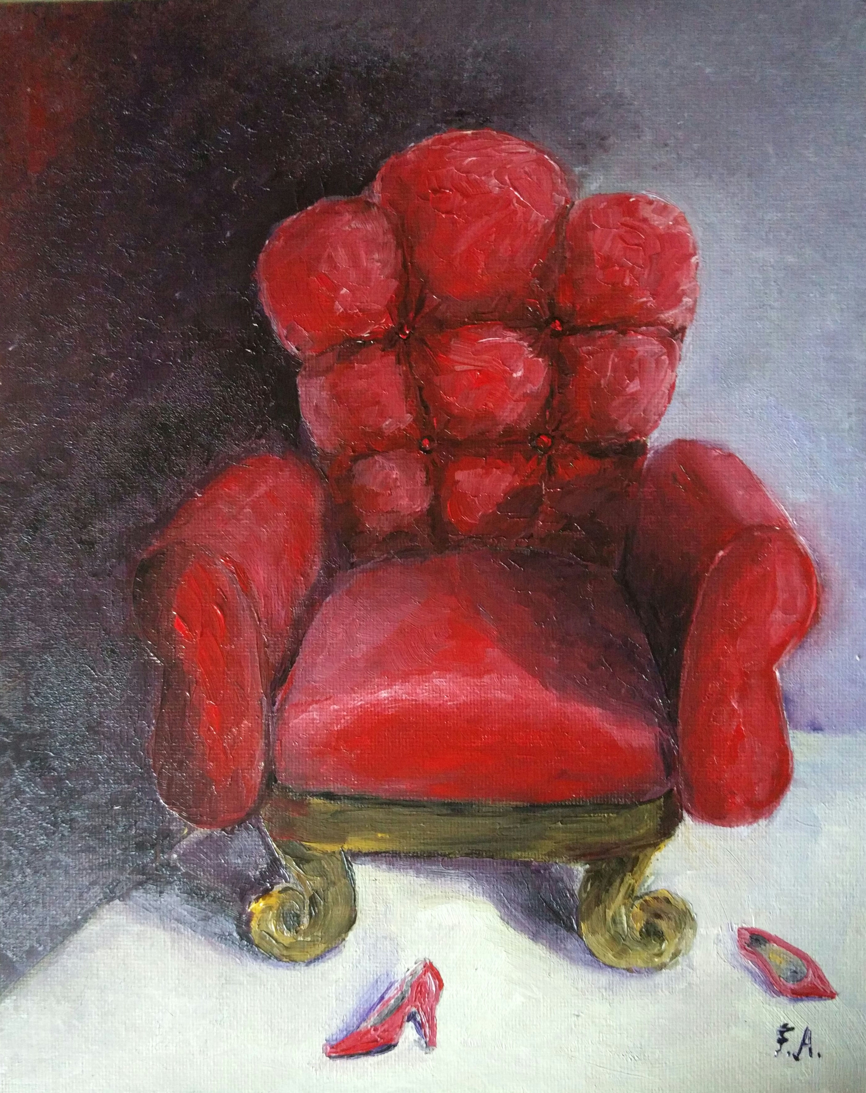 Red Shoes 20x25 cm