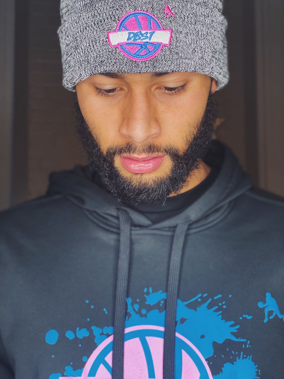 Thumbnail: DBST Beanie GREY HEATHER/BLACK