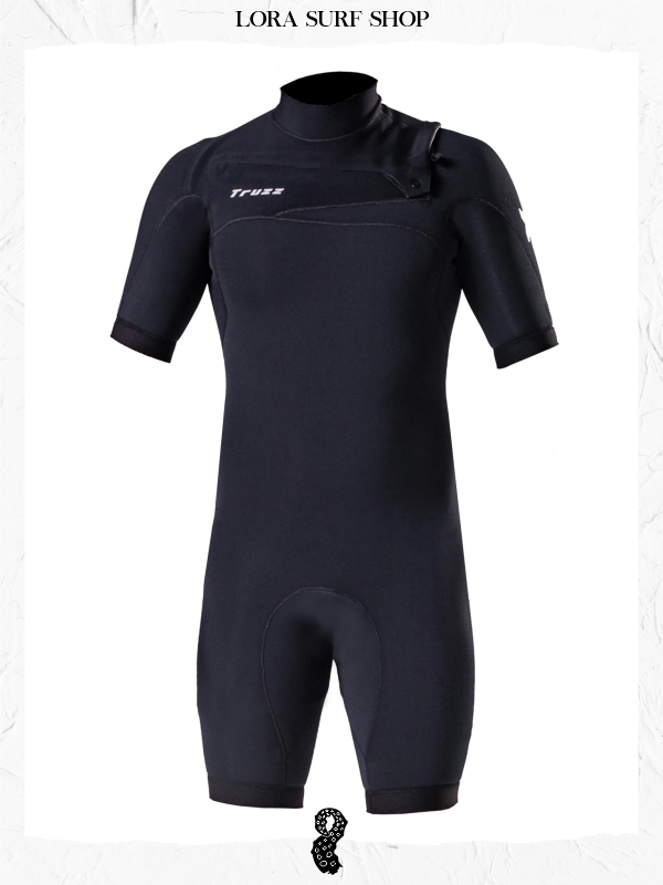 Miniatura: TRUZZ XCLASSIC 2.2MM MEN'S CHEST ZIP WETSUIT SHORT JOHN