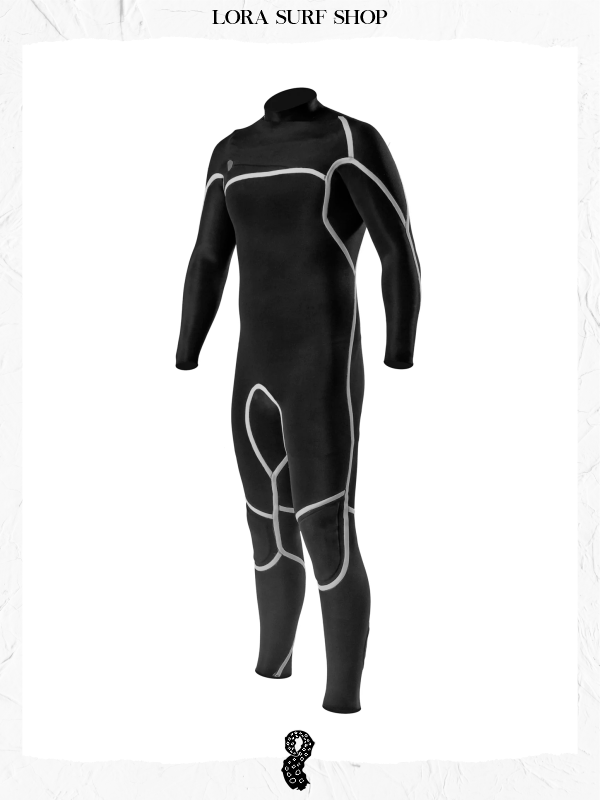 Miniatura: Long John Truzz Xclassic 3.2mm Chest Ziper Masculino Wetsuit