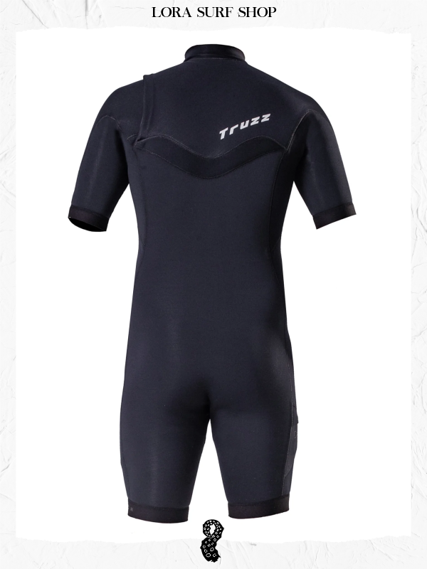 Miniatura: TRUZZ XCLASSIC 2.2MM MEN'S CHEST ZIP WETSUIT SHORT JOHN