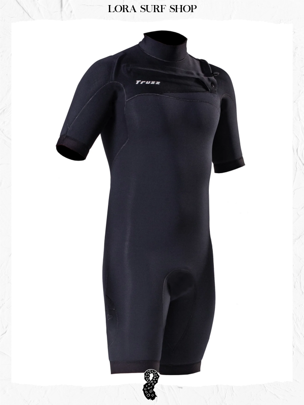 Miniatura: TRUZZ XCLASSIC 2.2MM MEN'S CHEST ZIP WETSUIT SHORT JOHN
