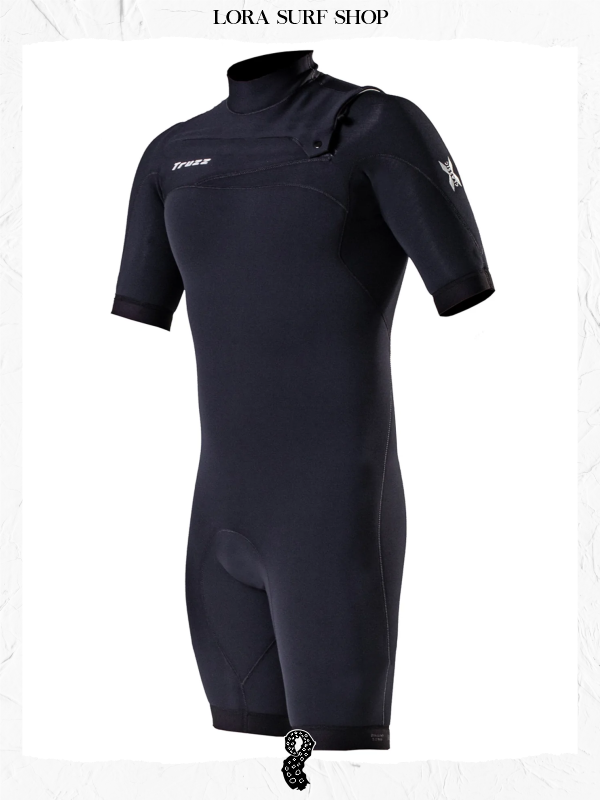 Miniatura: TRUZZ XCLASSIC 2.2MM MEN'S CHEST ZIP WETSUIT SHORT JOHN