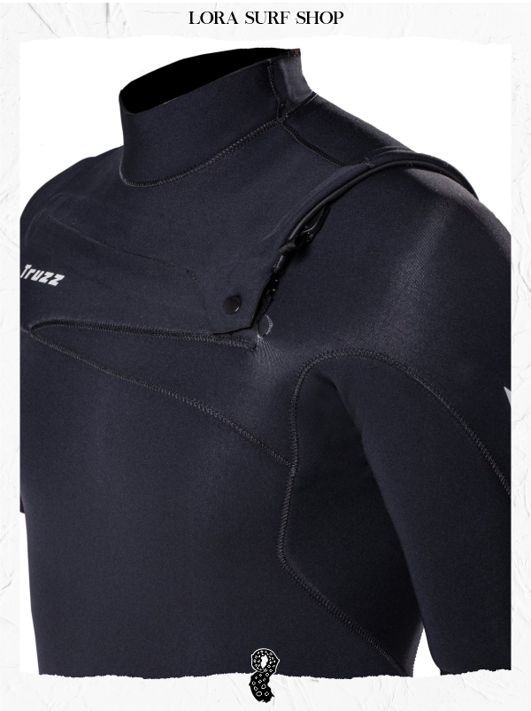 Miniatura: TRUZZ XCLASSIC 2.2MM MEN'S CHEST ZIP WETSUIT SHORT JOHN