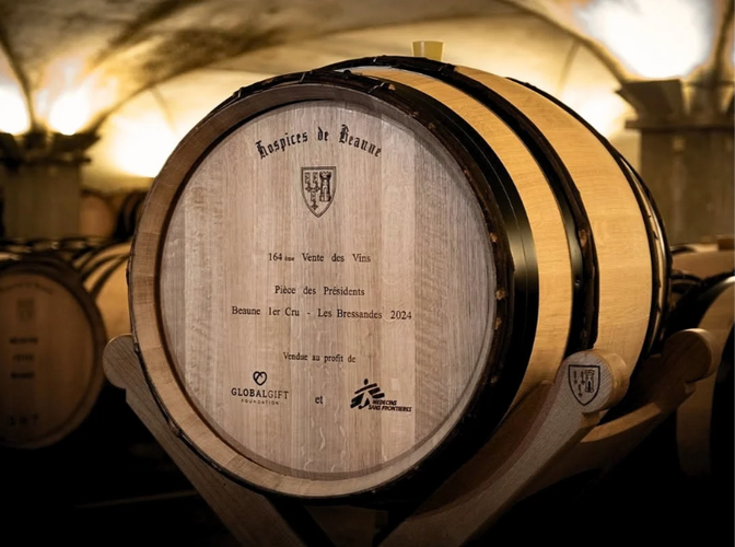 Les Hospices de Beaune barrel
