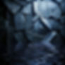 A dark ambient atmosphere with textured stone wall and reflective water.