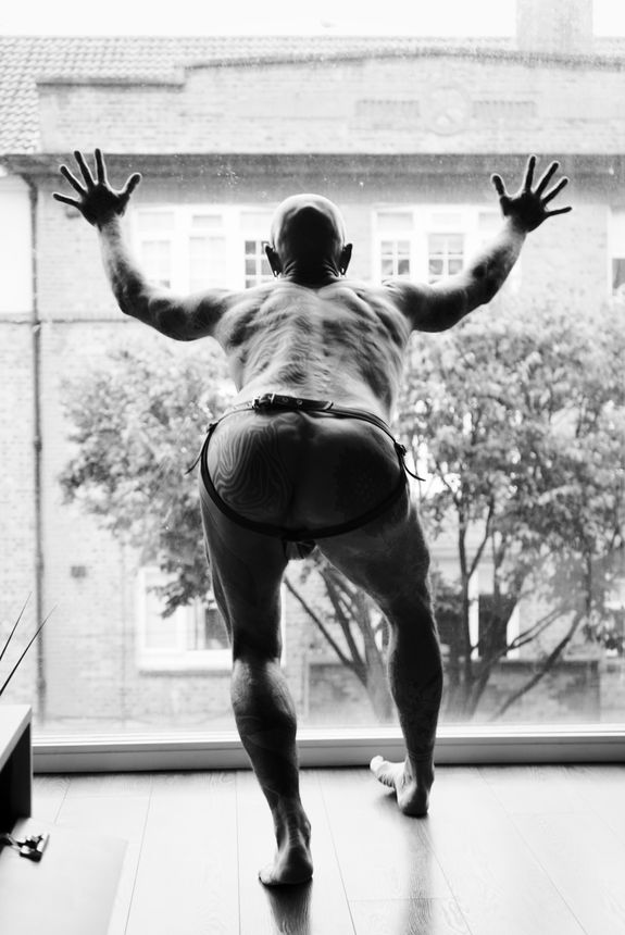 Matthew Morris, black and white portrait 