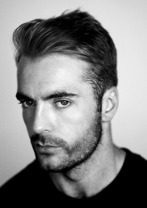 Austin Byrne Black And White Portrait 