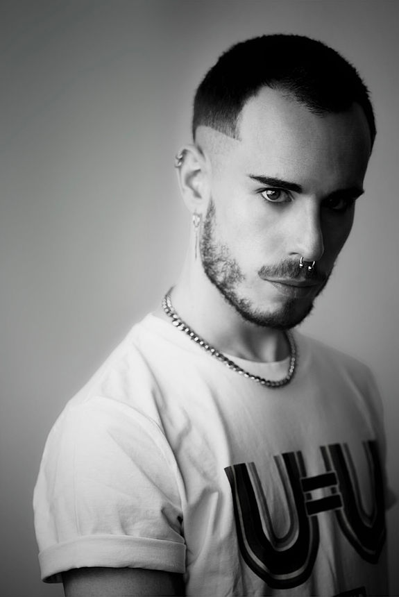 Jordi U=U Black and White Portrait