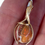 Thumbnail: Cantera Mexican Fire Opal micro pendant 