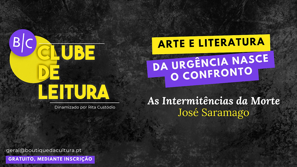 Clube de Leitura: Arte e Literatura, da Urgência Nasce o Confronto