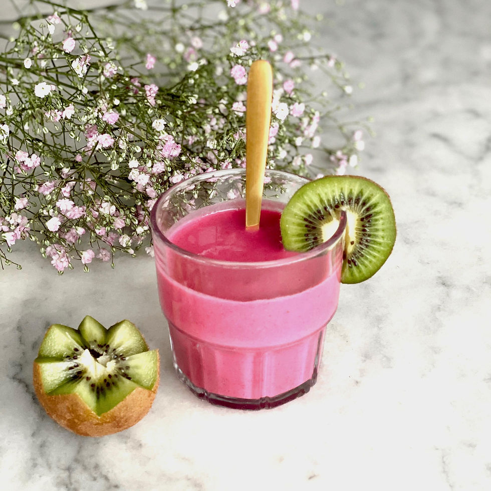 Deilig frisk rødbete smoothie 