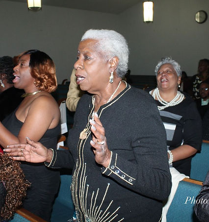 People in worship