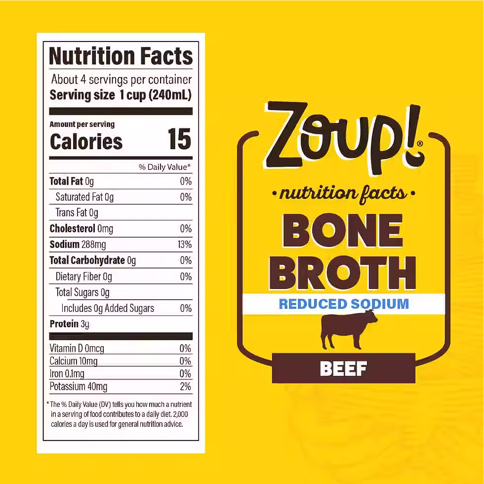 Thumbnail: Reduced Sodium Beef Bone Broth