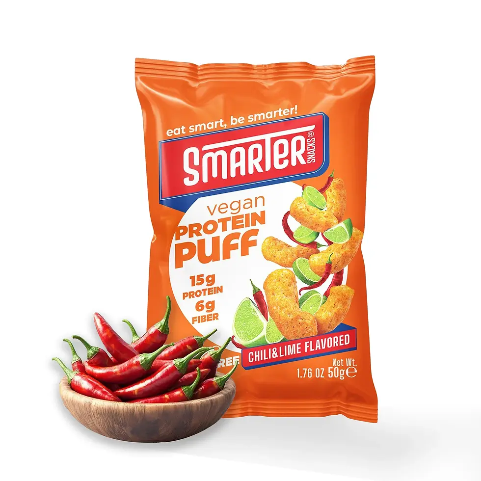 Thumbnail: Protein Puff Chili & Lime Flavor | 15g Protein | 6g Fiber | Vegan | Gluten-Free