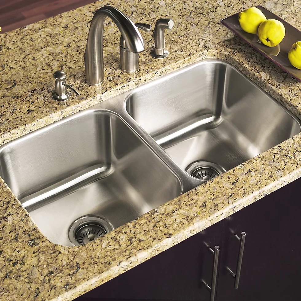 Thumbnail: Double-Bowl Kitchen Sink (Round)