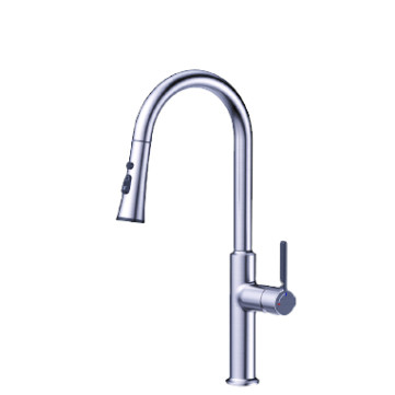 Kitchen Faucet (Round Handle)