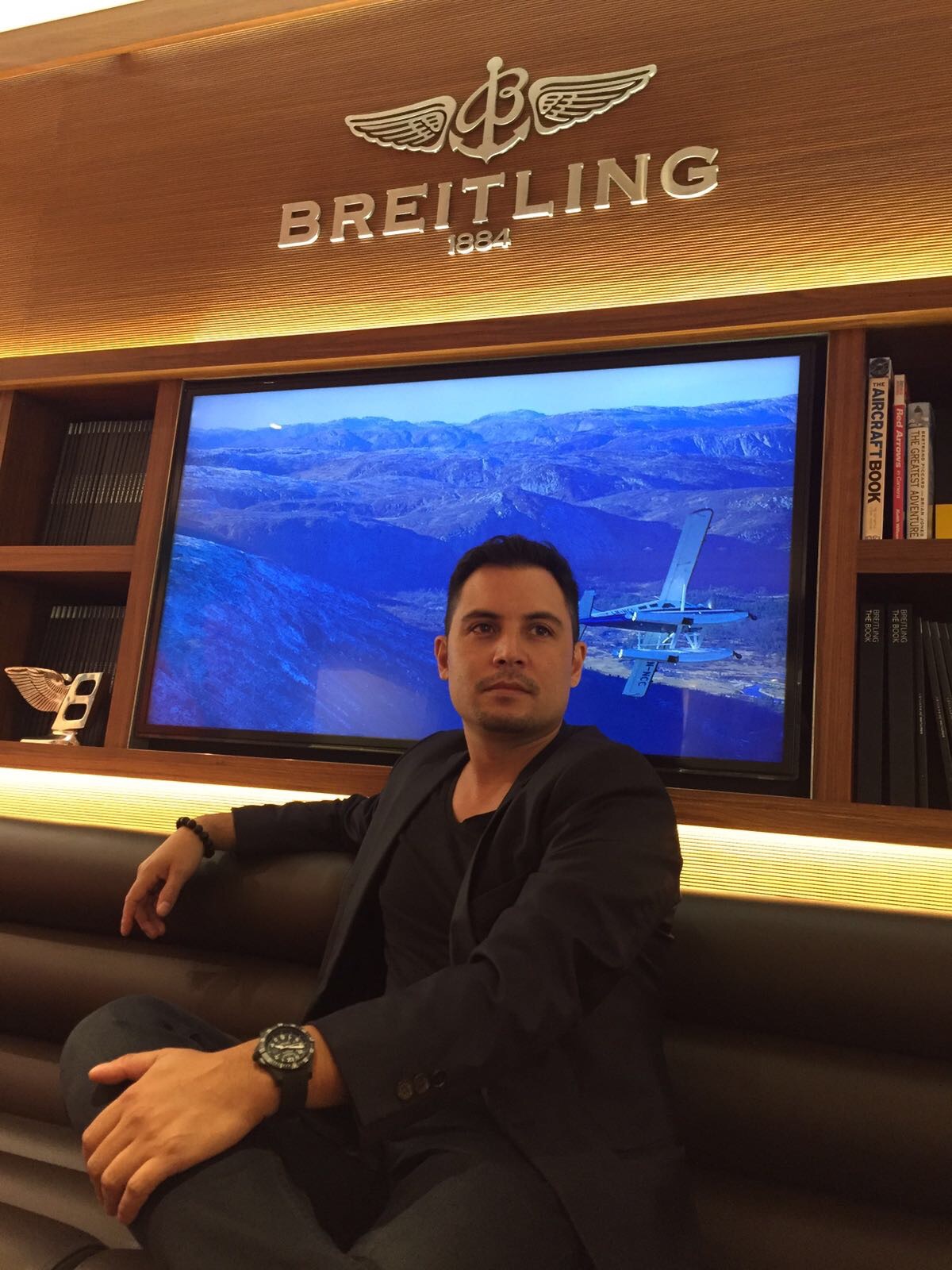 Keagan at Breitling