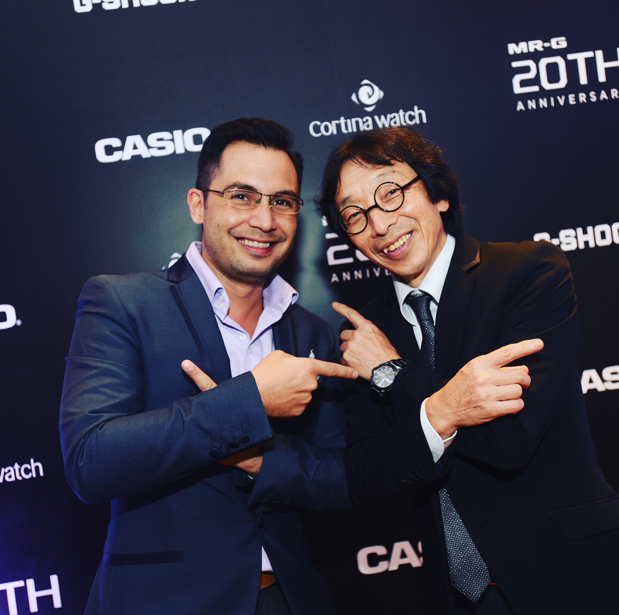 Keagan with Casio CEO