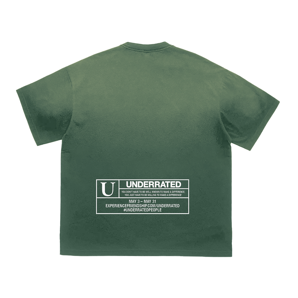 Thumbnail: SLW Tiger Stripe Gradient Washed T-Shirt UNDER RATED