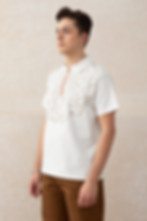 Thumbnail: Zip-up Polo T-shirt