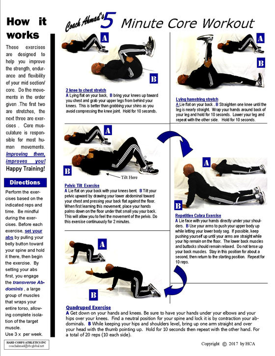 5 Minute Core Workout
