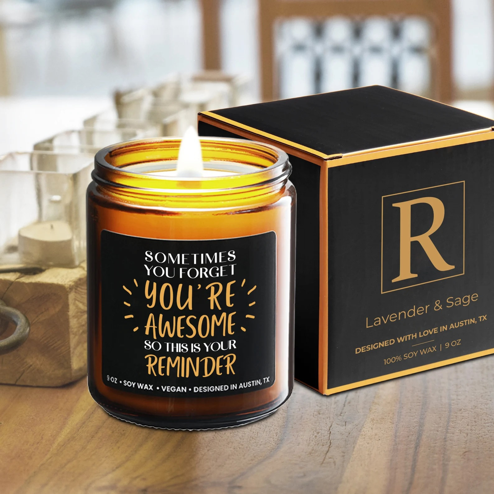 Sometimes You Forget You're Awesome Candle
