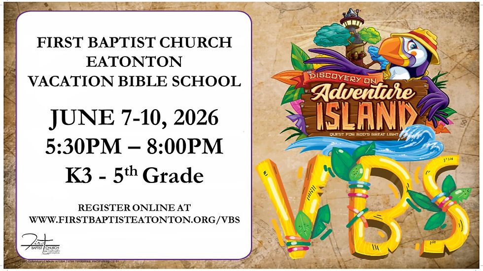 VBS 2026 Annoucement