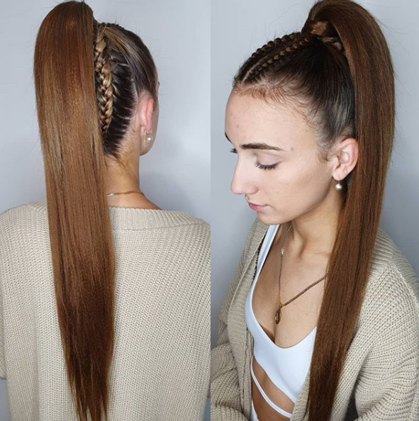 3-5 Braids - Ponytail Style